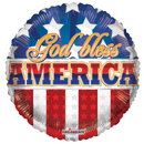 Globo de aluminio de 18" God Bless America (P21) | Compra 5 o más y ahorra un 20 %