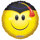 Globo de aluminio Little Smiley Grad de 18" (P25) | Compra 5 o más y ahorra un 20 %