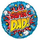 Globo sin papel de aluminio Super Dad! de 18" (P18) | Compra 5 o más y ahorra un 20 %