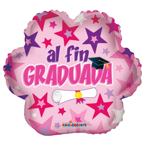 18″ SV Al Fin Graduada Foil Balloon (WSL) | Buy 5 Or More Save 20%