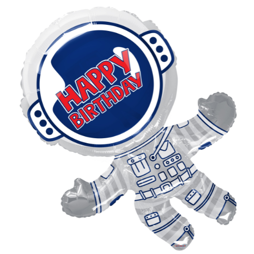 36" Astronaut Jumbo Shape Foil Balloon | 5 Count