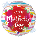 18" Opal Mother's Day Strawberry Foil Balloon (P7) | Buy 5 Or More Save 20%