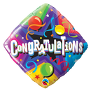 18" Congrats Party Time Foil Balloon | Buy 5 Or More Save 20%