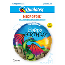 18" Birthday Mythical Dragon Foil Balloon | Buy 5 Or More Save 20%