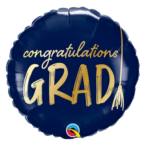 18" Congratulations Grad Tassel Foil Balloon (P29) | Buy 5 Or More Save 20%