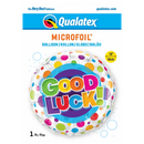 Globo de aluminio con puntos coloridos de buena suerte de 18" | Compre 5 o más y ahorre un 20 %