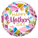 18" Mother’s Day Colorful Gems Foil Balloon (P9) | Buy 5 Or More Save 20%