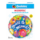 Globo de papel de aluminio de 18" You'll Be Missed Balloons | Compre 5 o más y ahorre un 20 %