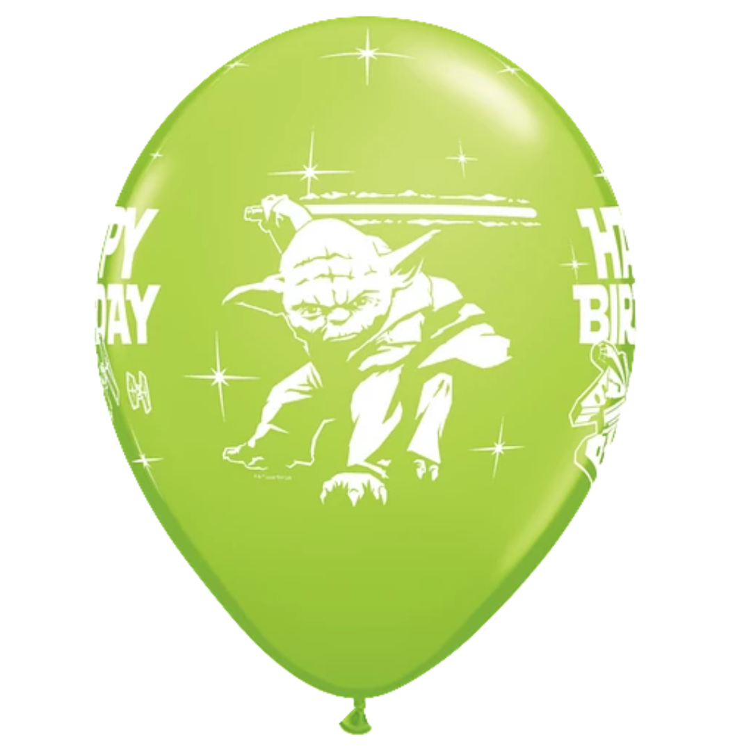 11" Star Wars Birthday Assortment Latex Balloons | 25 Count