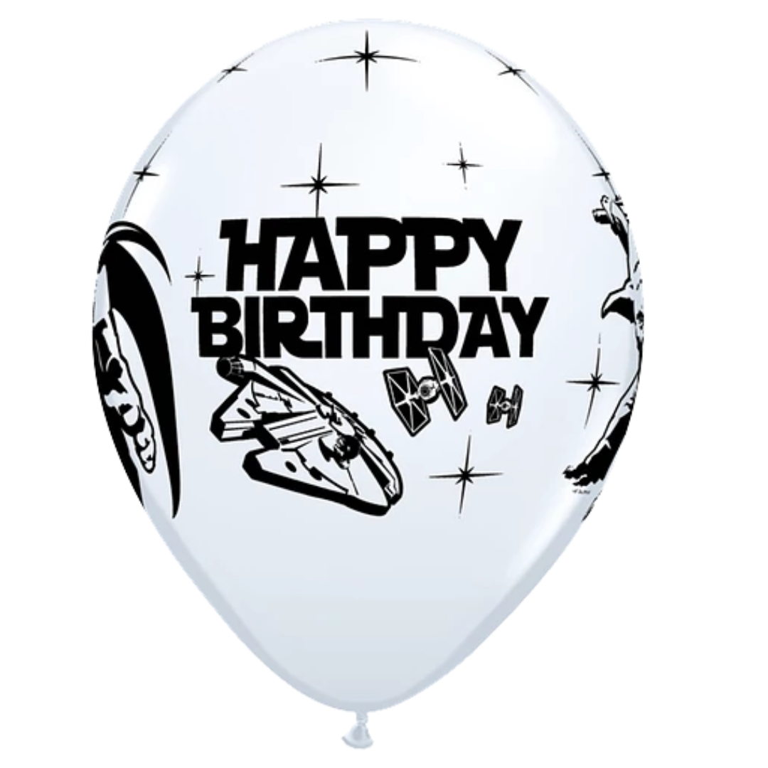 11" Star Wars Birthday Assortment Latex Balloons | 25 Count