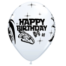 Globos de látex surtidos de cumpleaños de Star Wars de 11 pulgadas | 25 unidades