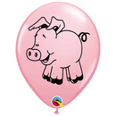 11" Farm Animal Assortment Latex Balloons | 50 Count