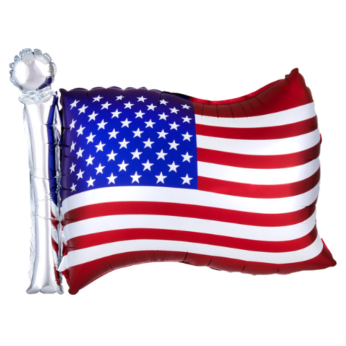 27" Anagram Satin Infused Flag Foil Balloon