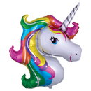33" Rainbow Unicorn Super Shape Foil Balloon