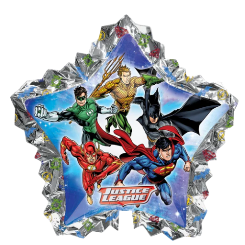 34" Anagram Justice League Super Shape Foil Balloon | Clearance - Final Sale!