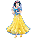 Globo de papel de aluminio con forma de princesa Blancanieves de 37"
