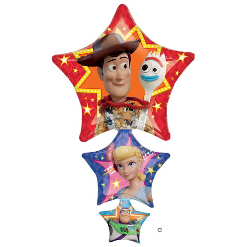 Globo de aluminio con forma súper apilable Toy Story 4 de 42"