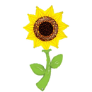 Globo de papel de aluminio con diseño de girasol de 60 pulgadas (P15) | ¡Mide 5 pies de altura!