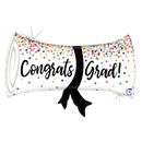 26" Grad Confetti Diploma Holographic Foil Balloon (P27)