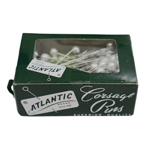 2" Atlantic Brand Round Head Pearl White Corsage Pins | 144 Count