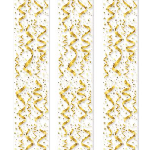 Fondo de paneles de fiesta Serps y confeti de 6'