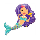 Globo metalizado Sirena Encantadora de 38"