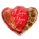 22" Heart Chocolate Box I Love You Foil Balloon (P13)
