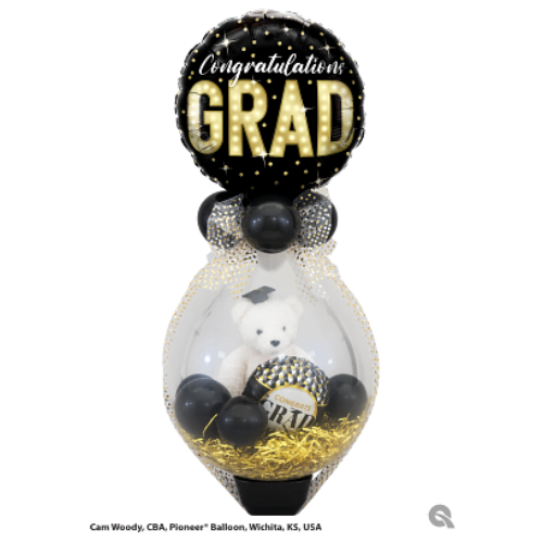 18" Grad Marquee Lights Foil Balloon (P24) | Buy 5 Or More Save 20%