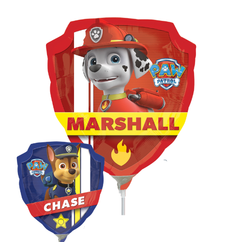 14" Paw Patrol Boys Double Sided Foil Airfill Balloon | Buy 5 Or More Save 20%