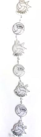 3' Volleyball Garland