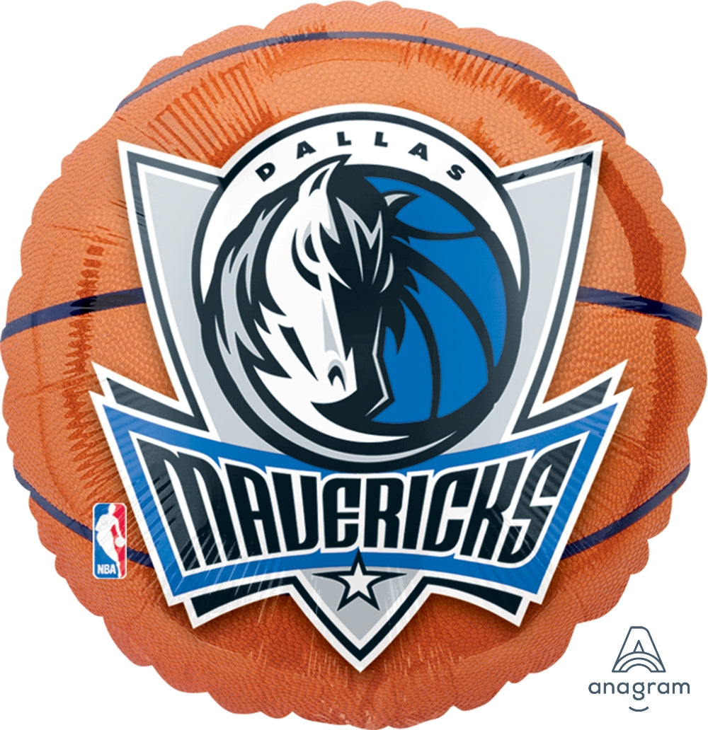 18" Dallas Mavericks Foil Balloon | Buy 5 Or More Save 20%