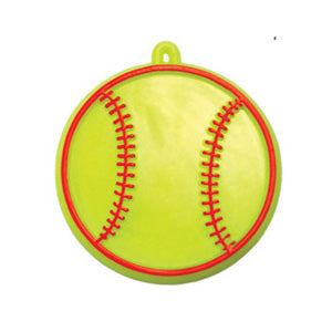 1.5" Softball Flat Charm 2 pc