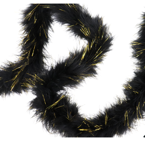 6' Feather Boa Marabou Lurex Line | 1 Count