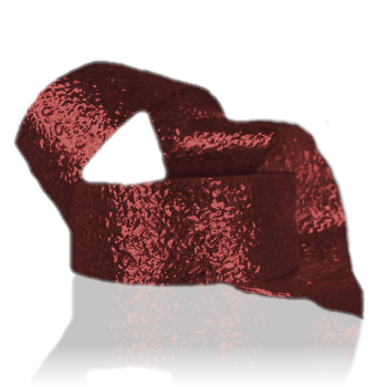 #9 ACI Burgundy Ice Crunch Ribbon - 1 5/16' Wide, 25 Yards Long | 1 Spool