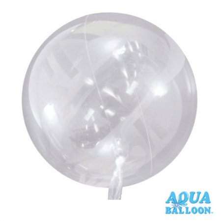 Clear Aqua Balloons - By Pioneer Balloons | 10 Count