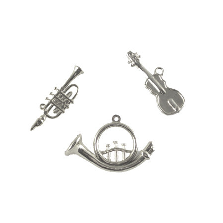 1.75" Musical Instruments 3 pc