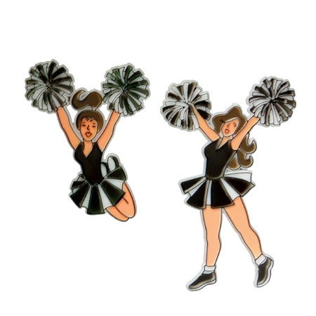 3" Cheerleader Charm 2 pc