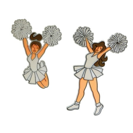 3" Cheerleader Charm 2 pc
