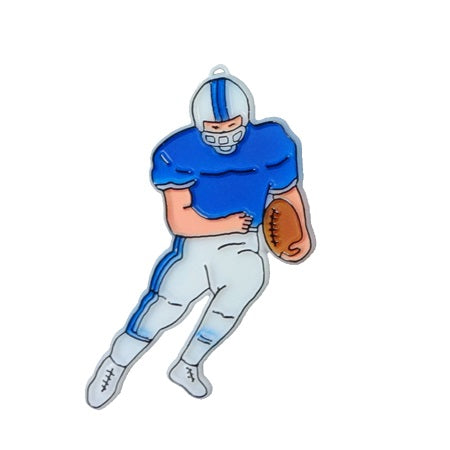 3" ACI Royal Blue Running Football Player Bulk | 12 Count