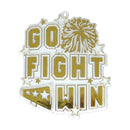 Abalorios Go Fight Win de 2.5" 2 piezas
