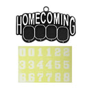 1.45" x 2.5" Homecoming Charm with Date