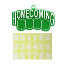 1.45" x 2.5" Homecoming Charm with Date