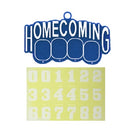 1.45" x 2.5" Homecoming Charm with Date
