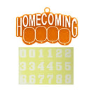 1.45" x 2.5" Homecoming Charm with Date