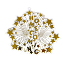 4" x 3.5" Homecoming Burst Charm