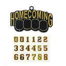 1.45" x 2.5" Homecoming Charm with Date