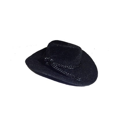 2" ACI Black Flocked Stetson Cowboy Hat