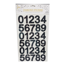1.5" Diamond Number Stickers | 1 Package