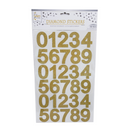 1.5" Diamond Number Stickers | 1 Package