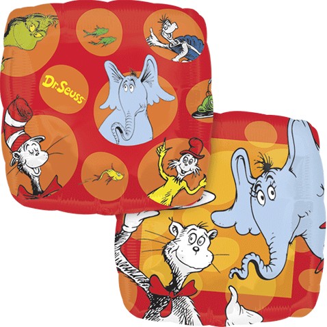 18" Anagram Dr. Seuss Foil Balloon | Buy 5 Or More Save 20%